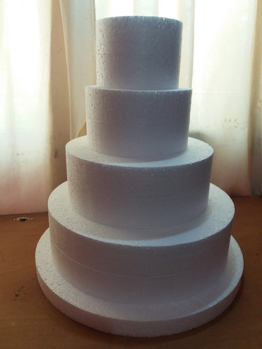 Pisos Falsos, Bases De Espumas Para Torta 15 Cm X 10 Cm 1