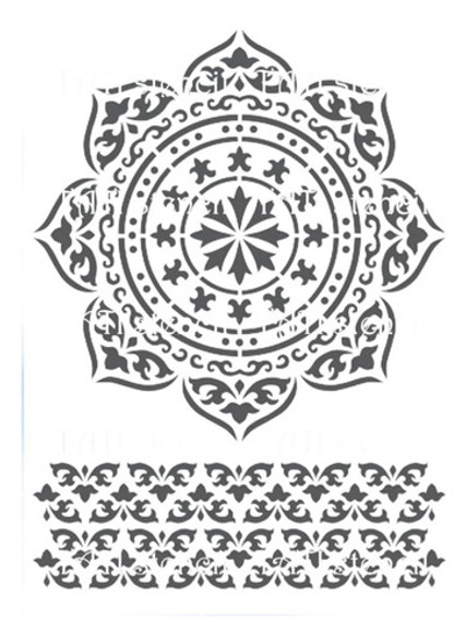 Stencil Media Mandala 0