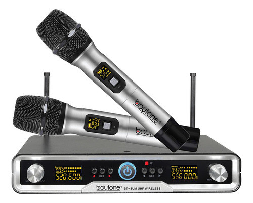 Boytone Bt-48um - Microfono Inalambrico De 100 Canales De Do 0
