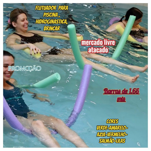 Espaguete Para Piscina Hidroginastica Lazer Brincar Kit C/10 1