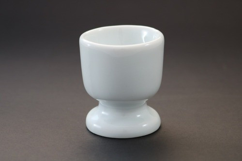 6 Porta Ovo Quente 15ml Porcelana Branca Finesse Suporte 1