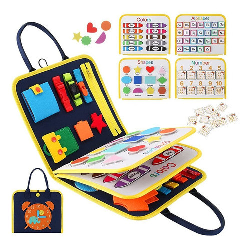 Arthopt Busy Board Para Niños Pequeños, 21 En 1 Actividades 0