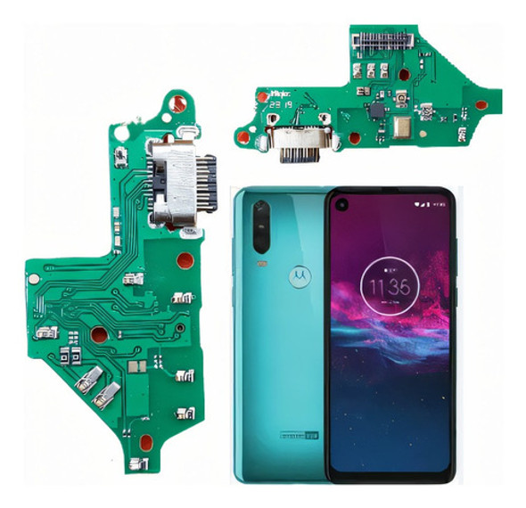 Placa De Carga Pin Para Motorola One Action Carga Rápida 0