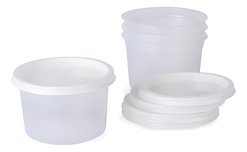 Pote 140cc Con Tapa Salsa Aderezo X 100 Unidades 1