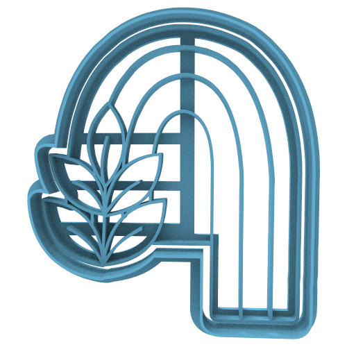 3814 Arcoiris Con Ramita Largo Cortante Para Galletas 0