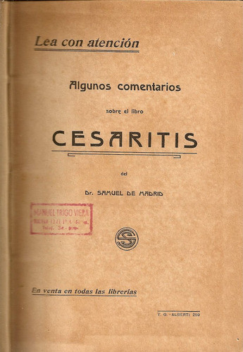 Cesaritis - Dr. Samuel De Madrid 0