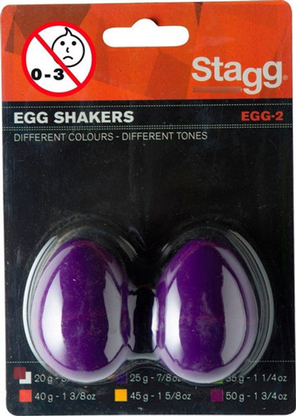 Stagg Seg-2pp Huevos Rítmicos Par Púrpura 25 Gramos 0 Stagg Seg-2pp Huevos Rítmicos Par Púrpura 25 Gramos 0