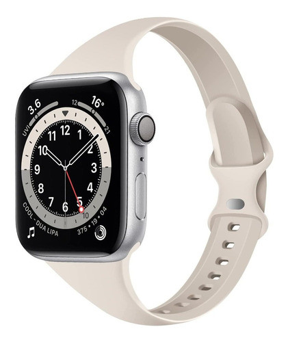 Malla Para Reloj Apple Watch 38mm 40mm 41mm (starlight) 0