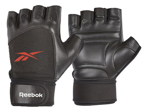 Guante De Entrenamiento Negro Y Rojo Reebok Talle Xl 0