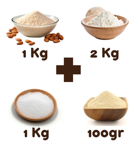 Harina De Almendras + Harina De Coco + Eritritol + Psyllium 0