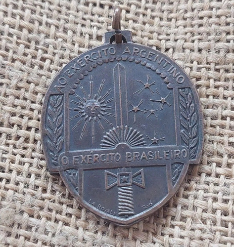 Medalla Visita Representación Argentina A Brasil 1939 - 335 0