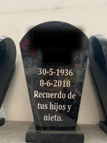 Jarrón Granito Negro 30cm 0