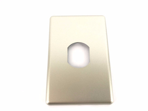 Tapa Tecnova Para Toma Corriente Color Champagne Sq15t-ch 0