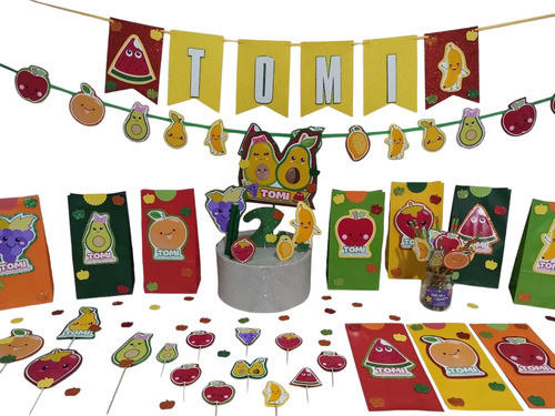 Combo Cumple 10 Niños Frutas 0