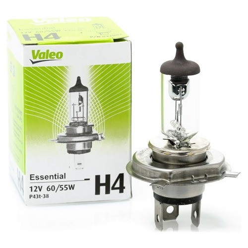 Lampara Halogena 12v 60/55 H4 P43 Valeo Essential 1