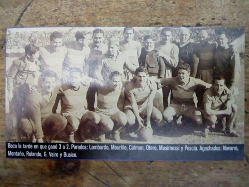 Recorte Boca Juniors Lombardo Pescia Vairo Rolando Y Otros 0