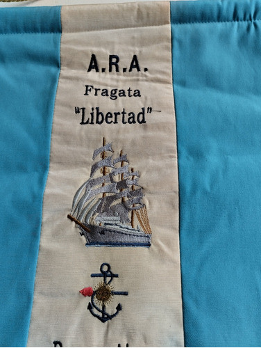 Antiguo Banderín De La Fragata Libertad 1