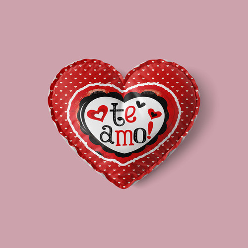 Plantillas Almohadones Corazones San Valentín Sublimar M32 1