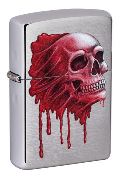 Encendedor Zippo Modelo 49603 Skull Design Garantia 0