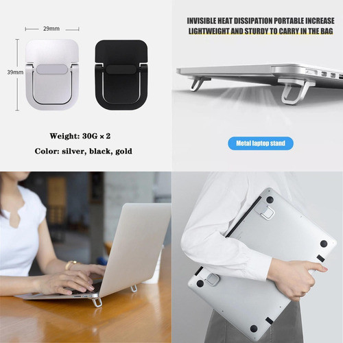 Mini Suporte Portátil Notebook Base De Mesa Macbook 1