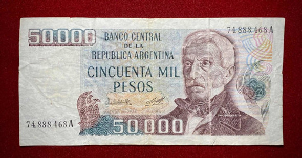 Billete 50000 Pesos Ley Bottero 2498 Oferta!!! 0