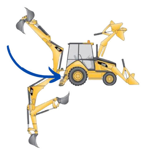 Reparación Cilindro De Giro Retro John Deere 310 J/k/l 0