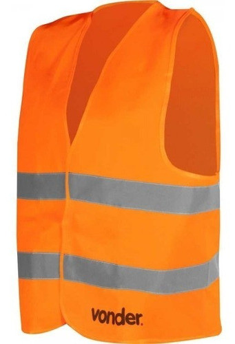 Colete Refletivo Tipo Blusão Sem Bolso Laranja 4 Peças 0