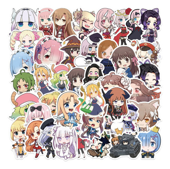 Stickers Calcos Stanley - Animé Varios 40 Piezas 0