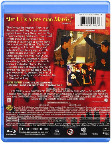 Blu-ray Romeo Must Die / Romeo Debe Morir 1