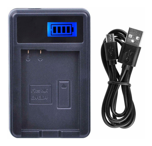 Cargador De Bateria P/ Nikon En-el14 D3100 D5100 D3400 D3300 0