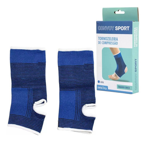 Tornozeleira Compressão Convoy Sport 1 Par Tamanho Único 0