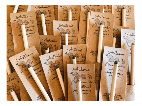 120 Lápiz Plantable Semilla Carton Personalizado Souvenir 0
