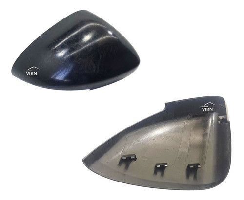 Capa Retrovisor S/ Pisca Nova Strada 2020 Preto Brilhante Ld 0