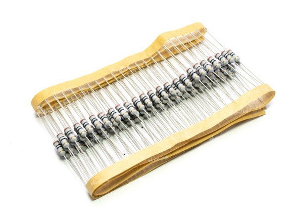 100 Resistencias Metal Film 2w 22 Ohm 22r 22e 5% 0