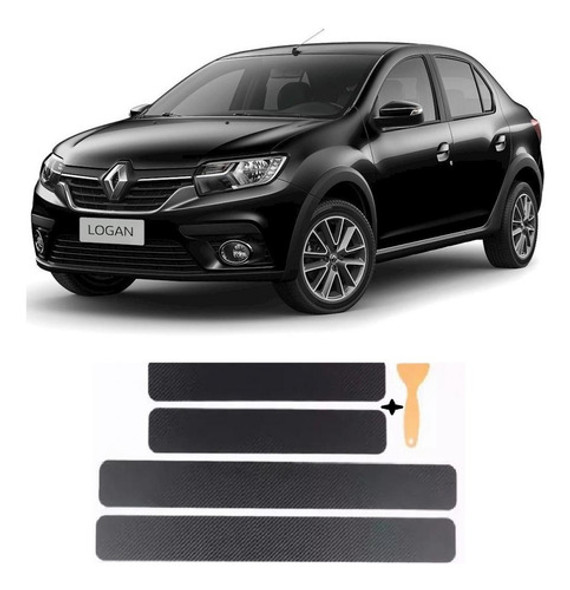Accesorio Tuning Cubre Zócalos Carbono Renault Logan 2015 0