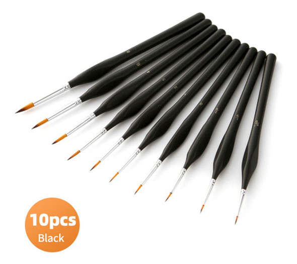 Conjunto Profissional De Detalhes De Pincéis Em Miniatura De 1