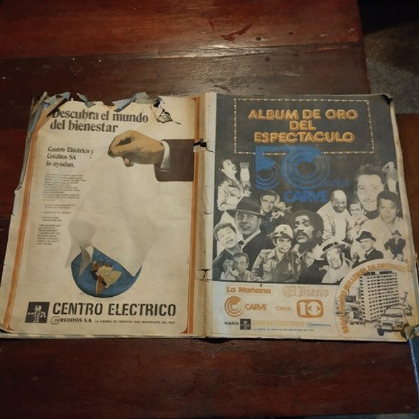 Album D Figurita Oro Del Espetaculo Con Detalles Y Faltantes 0