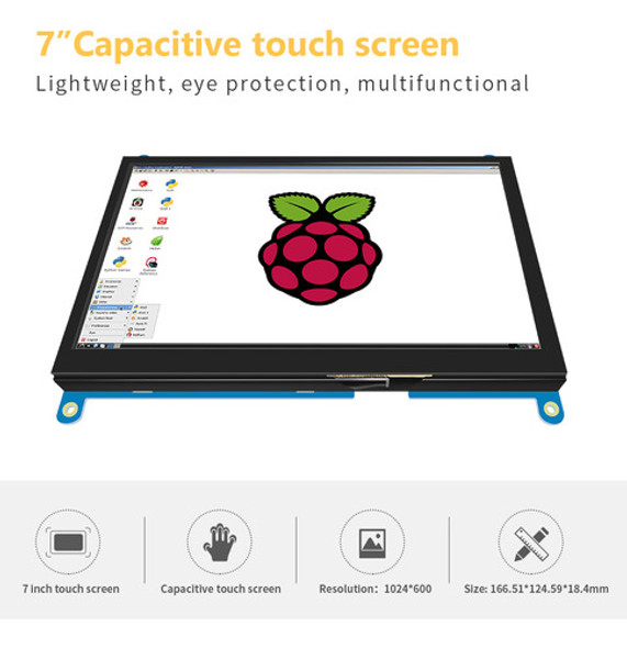 Monitor De Tela Lcd 7 Polegadas Com Sensível Ao Toqu 45422ra 1