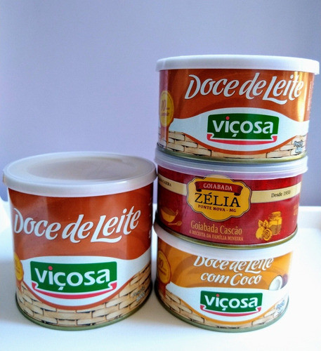 Kit 1 Viçosa 800g E 2 Viçosas De 400g E 1 Goiabada Zélia 400 0