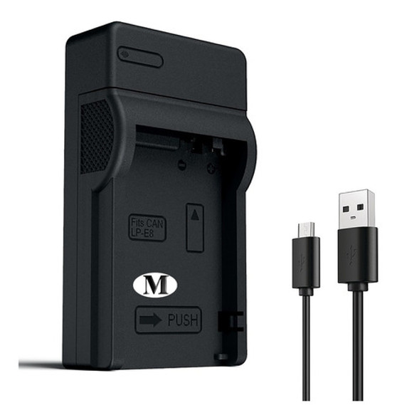 Cargador De Bateria P/ Canon Lp-e8 550d T2i T3i T4i T5i 0