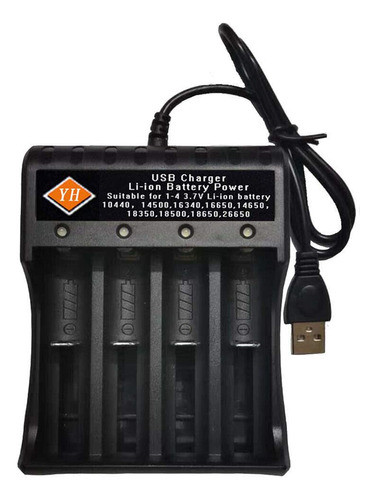 Carregador Usb Carregador Baterias De Íon De Lítio Usb.. 7v 0
