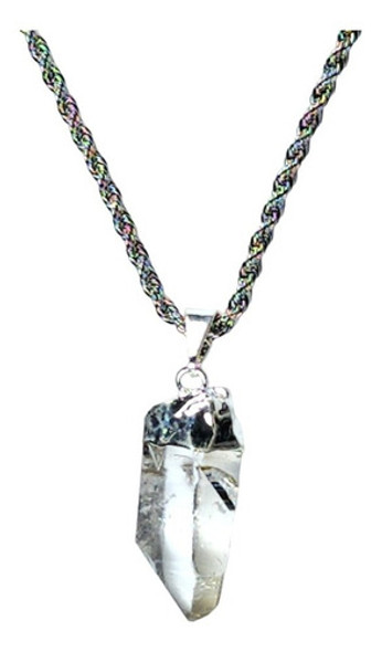 Dije Punta Cuarzo Cristal Mini Bruto 2cm Aprox Monte Kurama 0