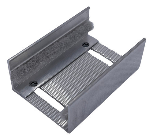 Guia U Alumínio Ajustável Para Porta De Correr - Natural 0