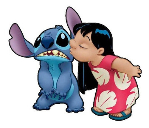 Patch Estampado Lilo E Stitch Termocolante Estampado Com 12 0