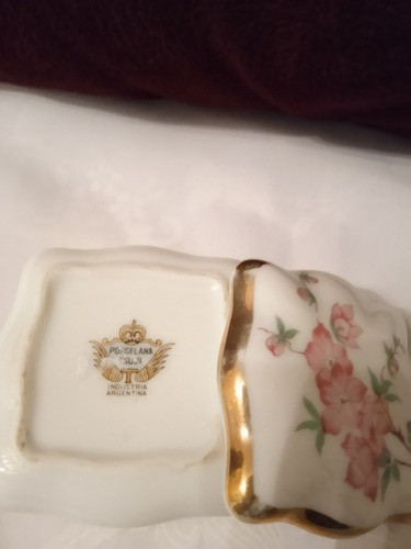 Antiguo Alhajero De Porcelana Tsuji-ver Descrip. 1