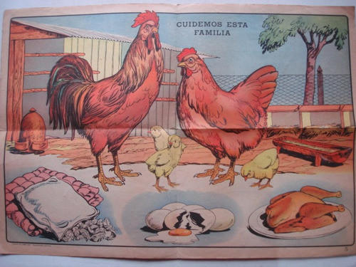 Antigua Lamina La Obra  Año 1948 - Cuidemos Esta Familia 0