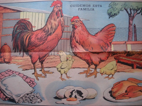 Antigua Lamina La Obra  Año 1948 - Cuidemos Esta Familia 1