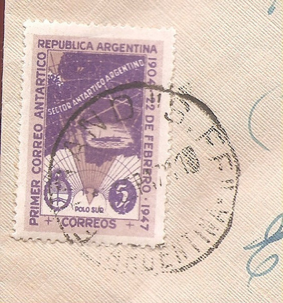 Argentina 1947 Sobre Circulado  Numero  97 1