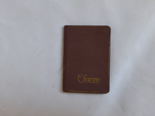 Antigua Agenda Publicidad Charme, Guantes Carteras 1947 0