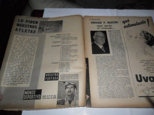 Mundo Deportivo Menditeguy Futbol Rugby Boxeo 1958 Nº 456 1
